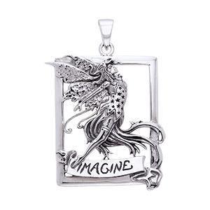 Imagine Fairy Silver Pendant TPD874 - Jewelry